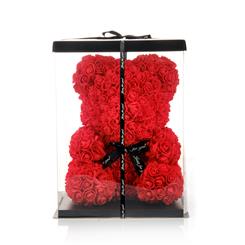 Luxury Artificial Rose Bear (40 cm)
